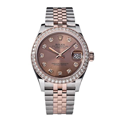 rolex oyster perpetual datejust rosegold|rolex 31mm datejust stainless steel.